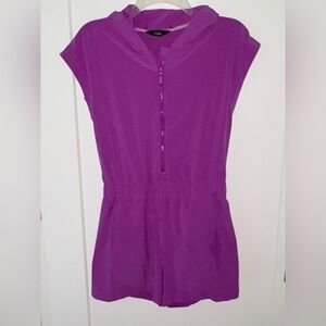 Athleta Girl Level Up one piece hoodie romper sz XXL 16 NWOT